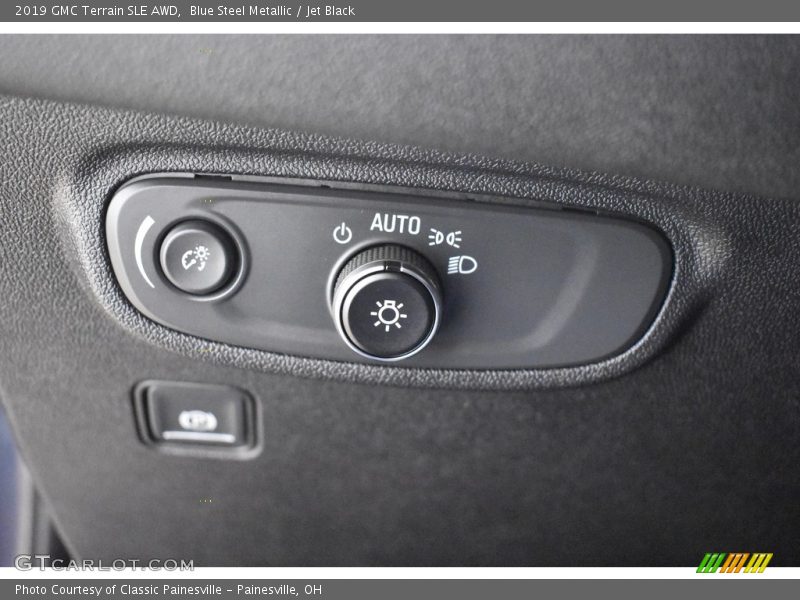 Blue Steel Metallic / Jet Black 2019 GMC Terrain SLE AWD