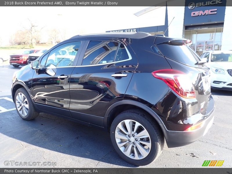 Ebony Twilight Metallic / Ebony 2018 Buick Encore Preferred AWD