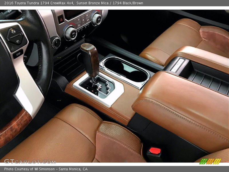 Sunset Bronze Mica / 1794 Black/Brown 2016 Toyota Tundra 1794 CrewMax 4x4