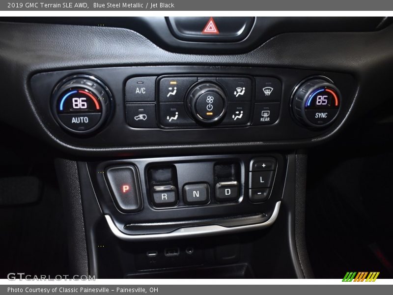 Blue Steel Metallic / Jet Black 2019 GMC Terrain SLE AWD