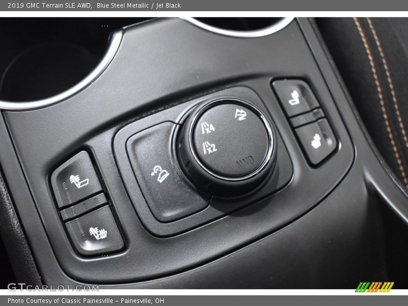 Blue Steel Metallic / Jet Black 2019 GMC Terrain SLE AWD
