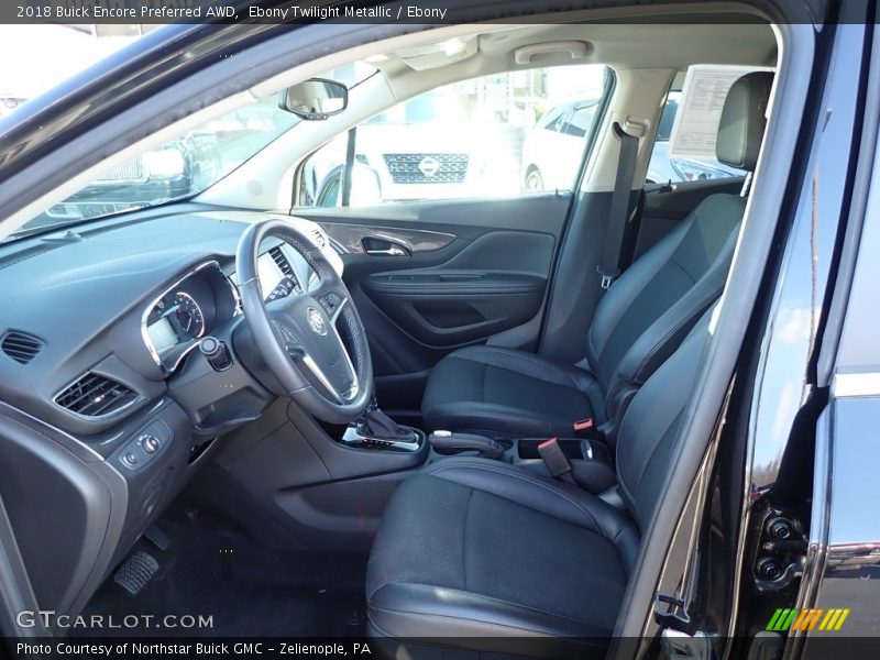 Ebony Twilight Metallic / Ebony 2018 Buick Encore Preferred AWD