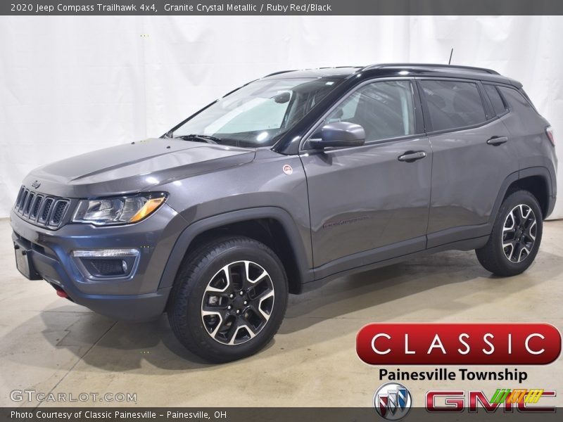 Granite Crystal Metallic / Ruby Red/Black 2020 Jeep Compass Trailhawk 4x4