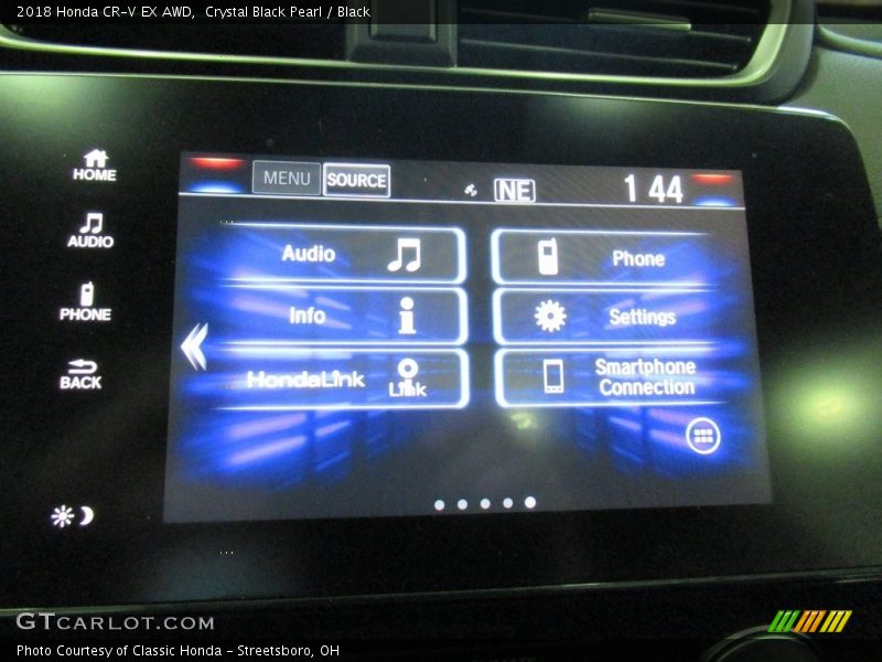 Crystal Black Pearl / Black 2018 Honda CR-V EX AWD