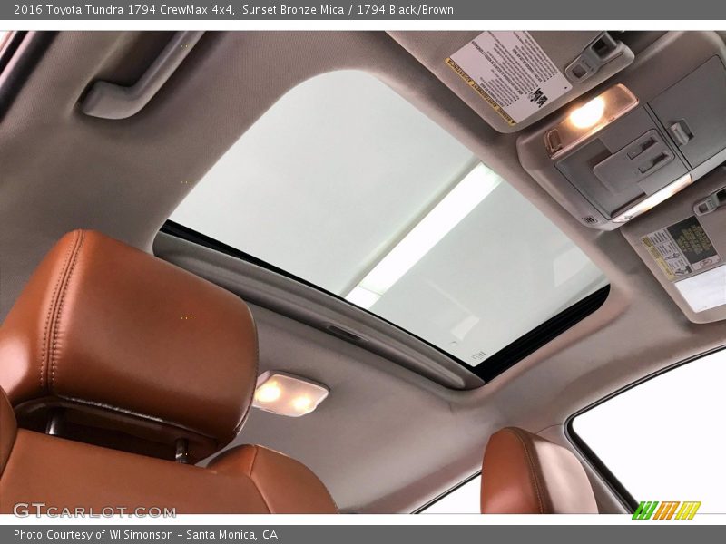 Sunroof of 2016 Tundra 1794 CrewMax 4x4