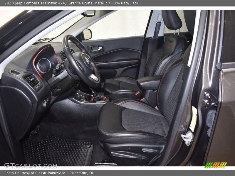 Front Seat of 2020 Compass Trailhawk 4x4