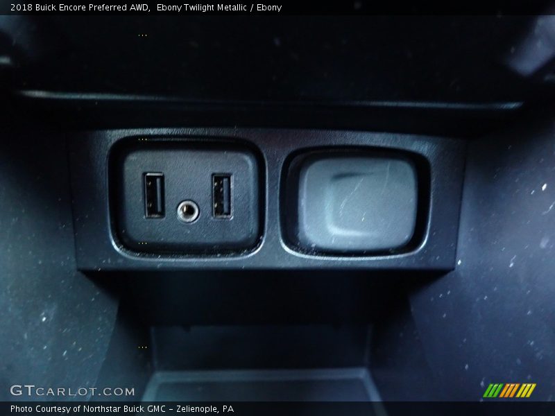 Ebony Twilight Metallic / Ebony 2018 Buick Encore Preferred AWD