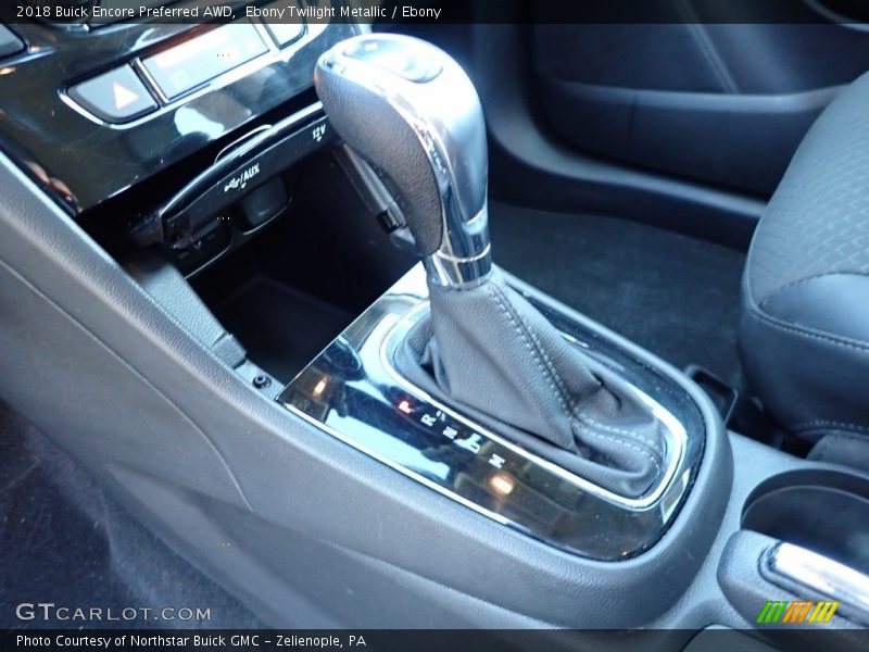 Ebony Twilight Metallic / Ebony 2018 Buick Encore Preferred AWD