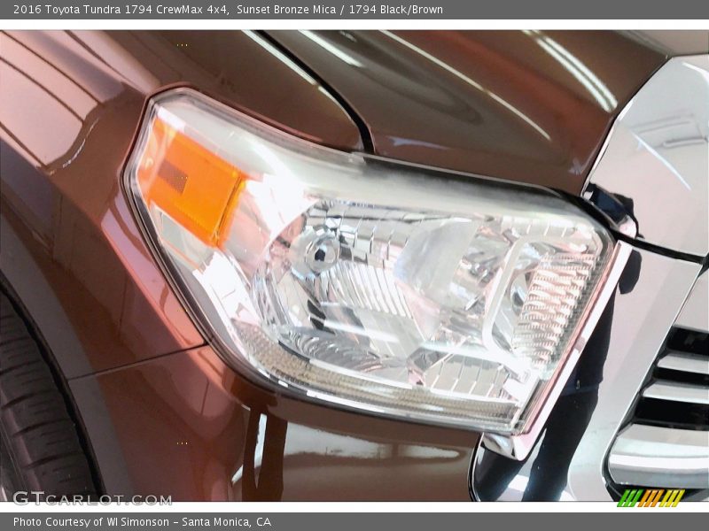 Sunset Bronze Mica / 1794 Black/Brown 2016 Toyota Tundra 1794 CrewMax 4x4