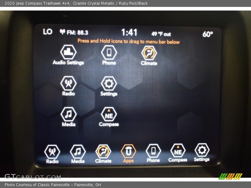 Granite Crystal Metallic / Ruby Red/Black 2020 Jeep Compass Trailhawk 4x4