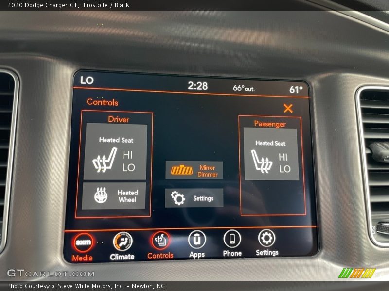 Controls of 2020 Charger GT