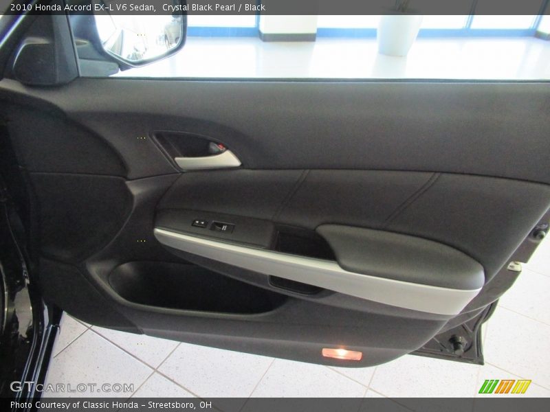 Crystal Black Pearl / Black 2010 Honda Accord EX-L V6 Sedan