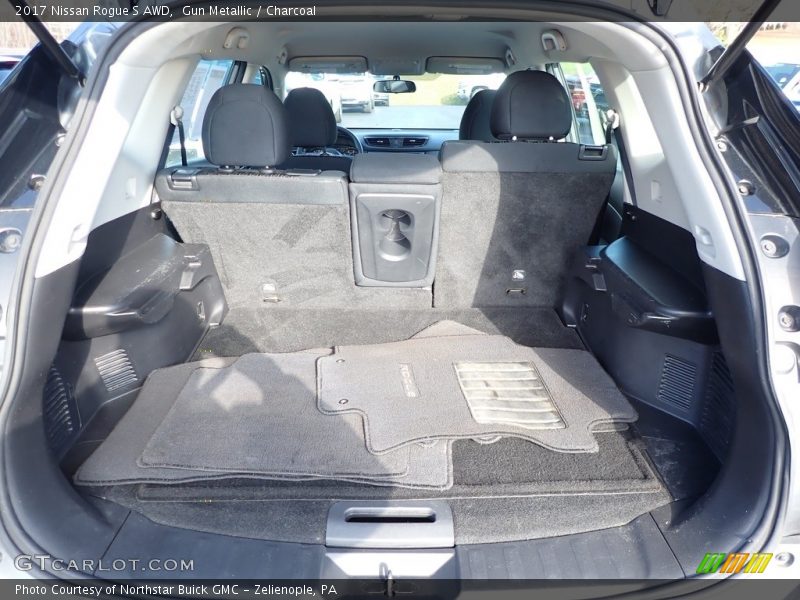 Gun Metallic / Charcoal 2017 Nissan Rogue S AWD
