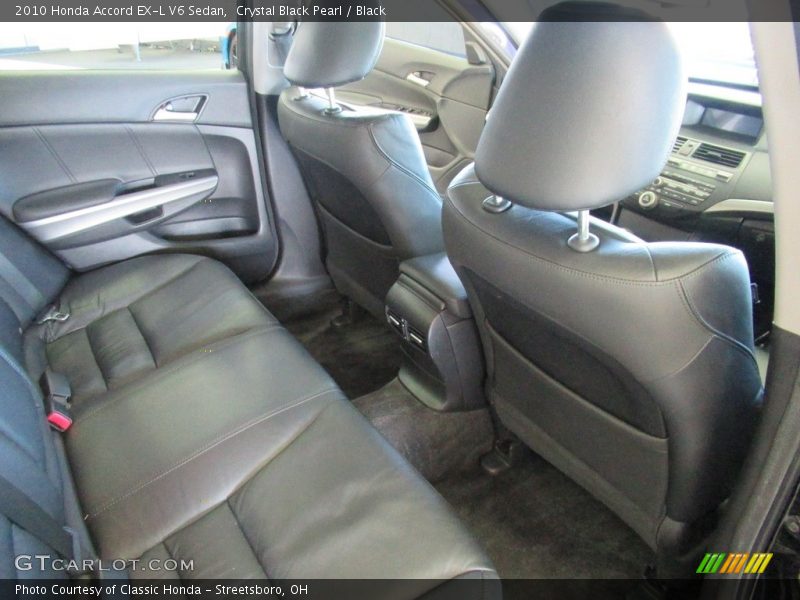 Crystal Black Pearl / Black 2010 Honda Accord EX-L V6 Sedan