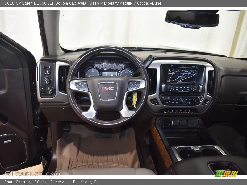 Deep Mahogany Metallic / Cocoa/­Dune 2018 GMC Sierra 1500 SLT Double Cab 4WD
