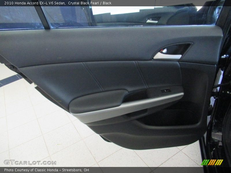 Crystal Black Pearl / Black 2010 Honda Accord EX-L V6 Sedan