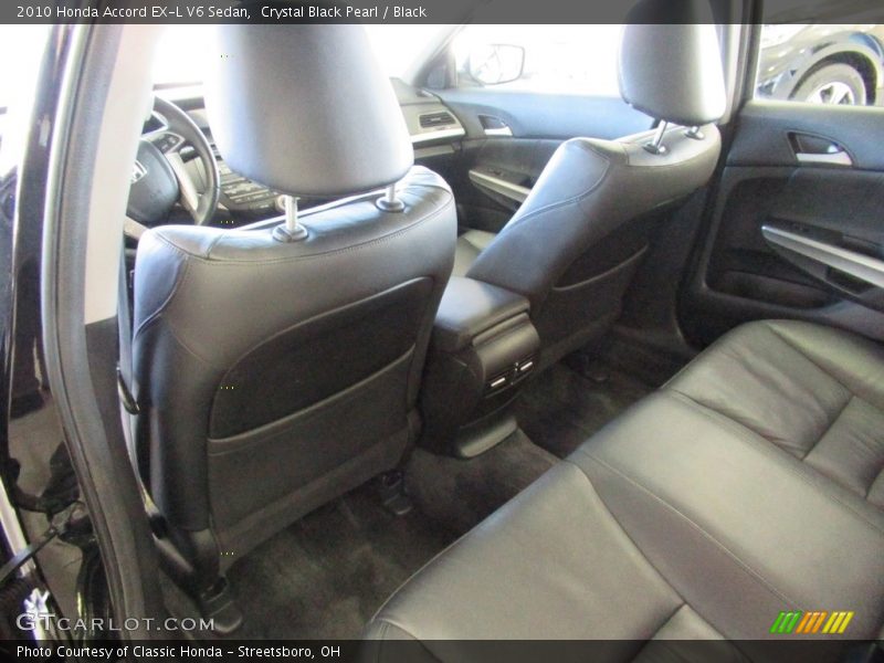 Crystal Black Pearl / Black 2010 Honda Accord EX-L V6 Sedan
