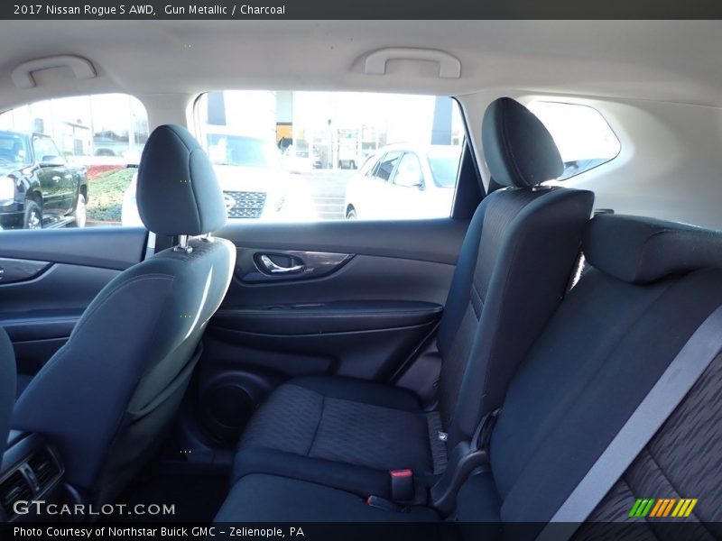 Gun Metallic / Charcoal 2017 Nissan Rogue S AWD