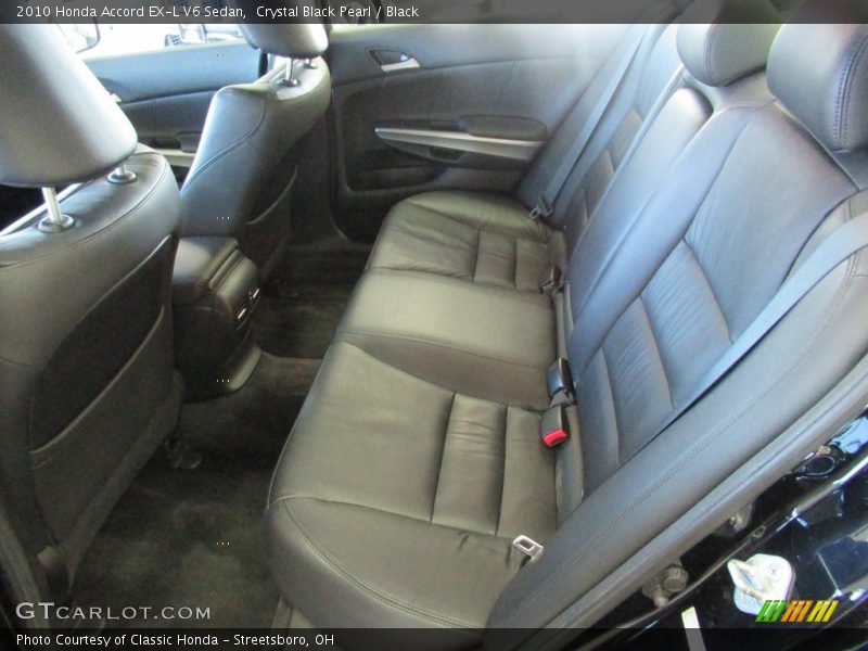 Crystal Black Pearl / Black 2010 Honda Accord EX-L V6 Sedan