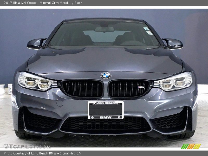 Mineral Grey Metallic / Black 2017 BMW M4 Coupe