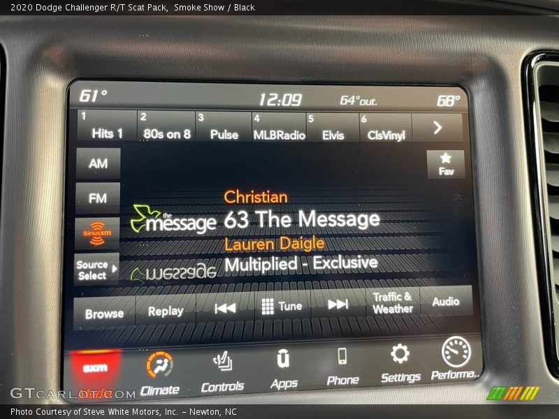 Smoke Show / Black 2020 Dodge Challenger R/T Scat Pack