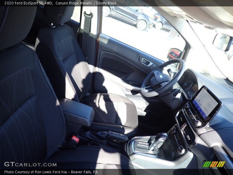 Canyon Ridge Metallic / Ebony Black 2020 Ford EcoSport SE 4WD