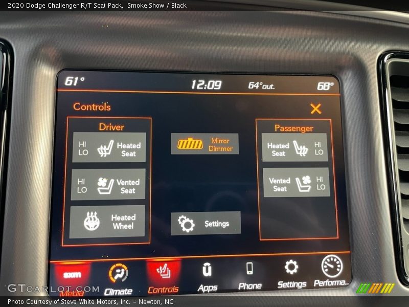 Smoke Show / Black 2020 Dodge Challenger R/T Scat Pack