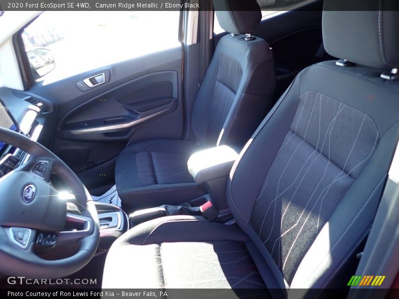Canyon Ridge Metallic / Ebony Black 2020 Ford EcoSport SE 4WD