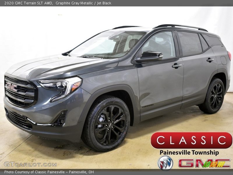 Graphite Gray Metallic / Jet Black 2020 GMC Terrain SLT AWD