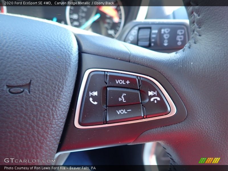 Canyon Ridge Metallic / Ebony Black 2020 Ford EcoSport SE 4WD