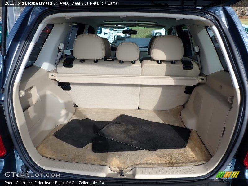 Steel Blue Metallic / Camel 2012 Ford Escape Limited V6 4WD