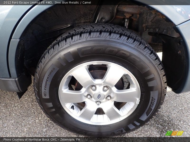Steel Blue Metallic / Camel 2012 Ford Escape Limited V6 4WD