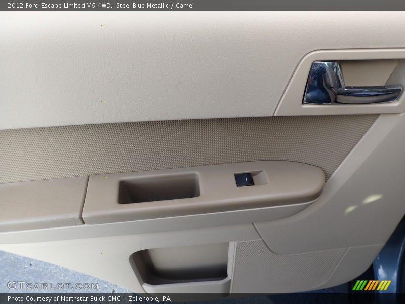 Steel Blue Metallic / Camel 2012 Ford Escape Limited V6 4WD