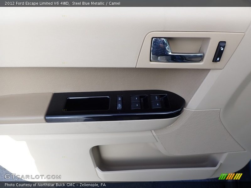 Steel Blue Metallic / Camel 2012 Ford Escape Limited V6 4WD