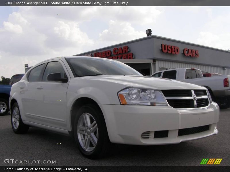 Stone White / Dark Slate Gray/Light Slate Gray 2008 Dodge Avenger SXT