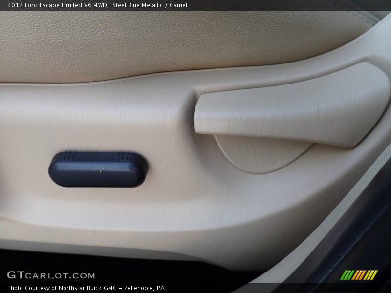 Steel Blue Metallic / Camel 2012 Ford Escape Limited V6 4WD