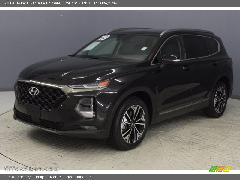 Twilight Black / Espresso/Gray 2019 Hyundai Santa Fe Ultimate