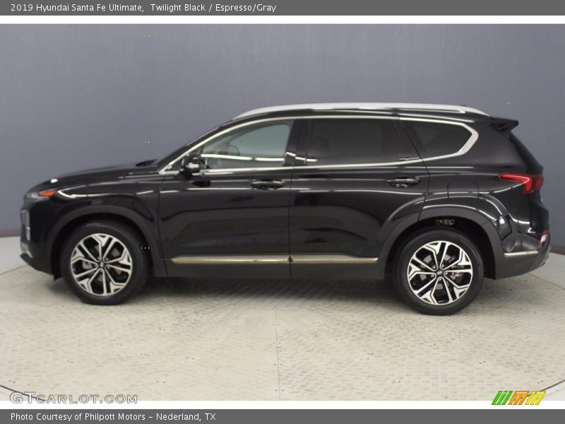 Twilight Black / Espresso/Gray 2019 Hyundai Santa Fe Ultimate