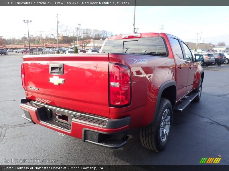 Red Rock Metallic / Jet Black 2016 Chevrolet Colorado Z71 Crew Cab 4x4