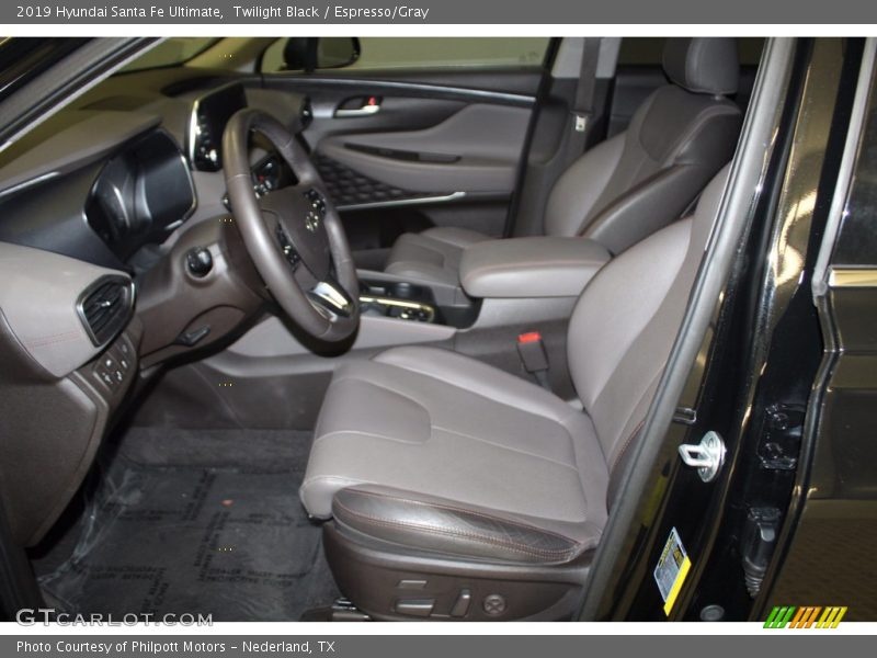 Twilight Black / Espresso/Gray 2019 Hyundai Santa Fe Ultimate