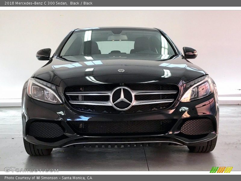 Black / Black 2018 Mercedes-Benz C 300 Sedan