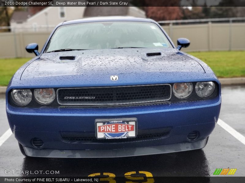 Deep Water Blue Pearl / Dark Slate Gray 2010 Dodge Challenger SE