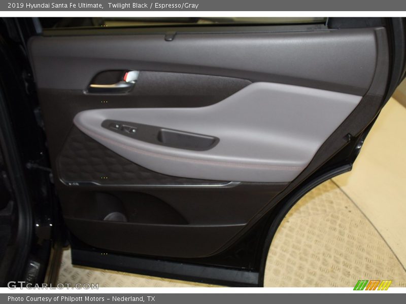 Twilight Black / Espresso/Gray 2019 Hyundai Santa Fe Ultimate