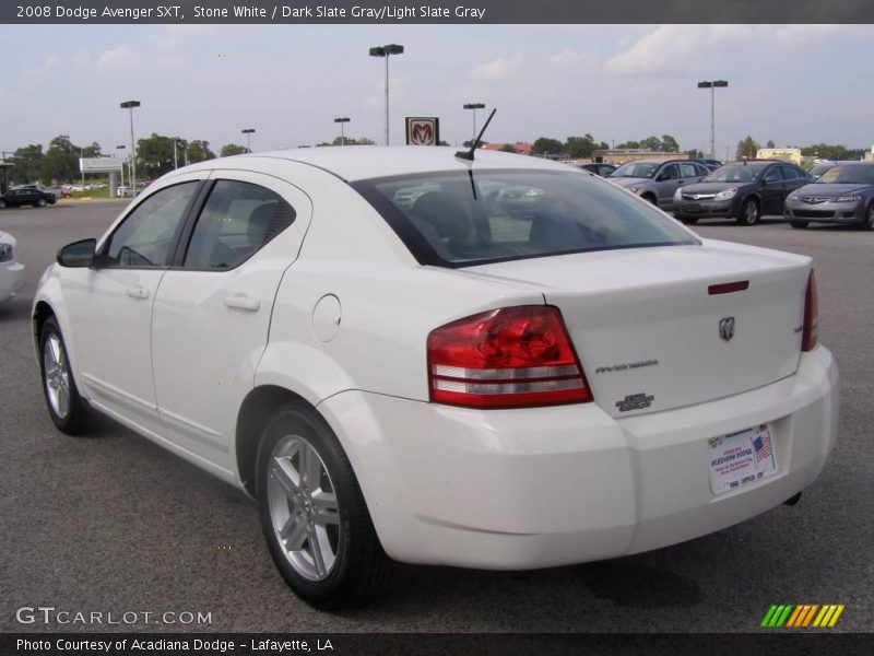 Stone White / Dark Slate Gray/Light Slate Gray 2008 Dodge Avenger SXT