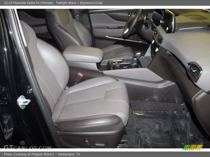 Twilight Black / Espresso/Gray 2019 Hyundai Santa Fe Ultimate