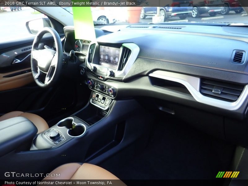 Ebony Twilight Metallic / Brandy/­Jet Black 2018 GMC Terrain SLT AWD