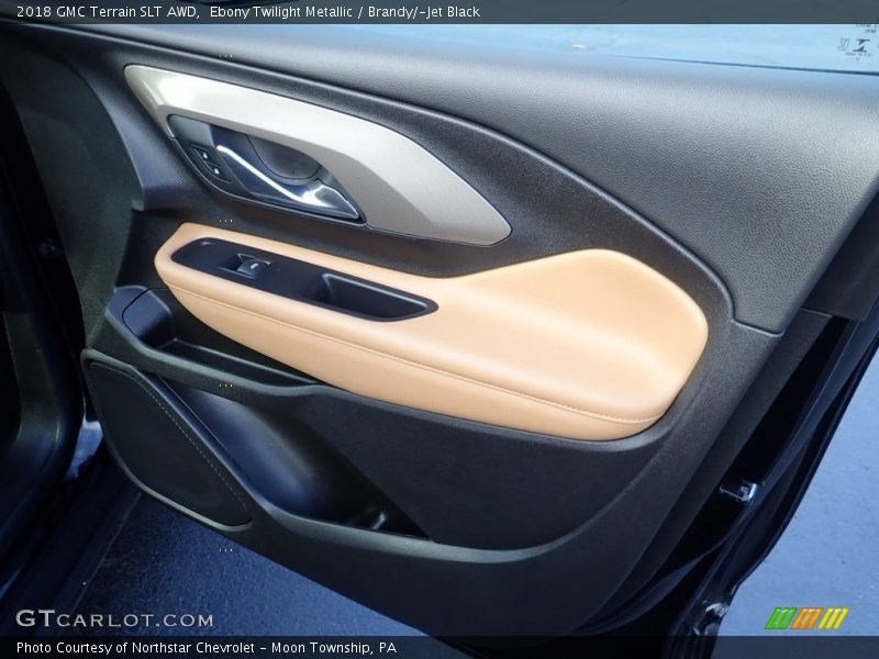 Ebony Twilight Metallic / Brandy/­Jet Black 2018 GMC Terrain SLT AWD