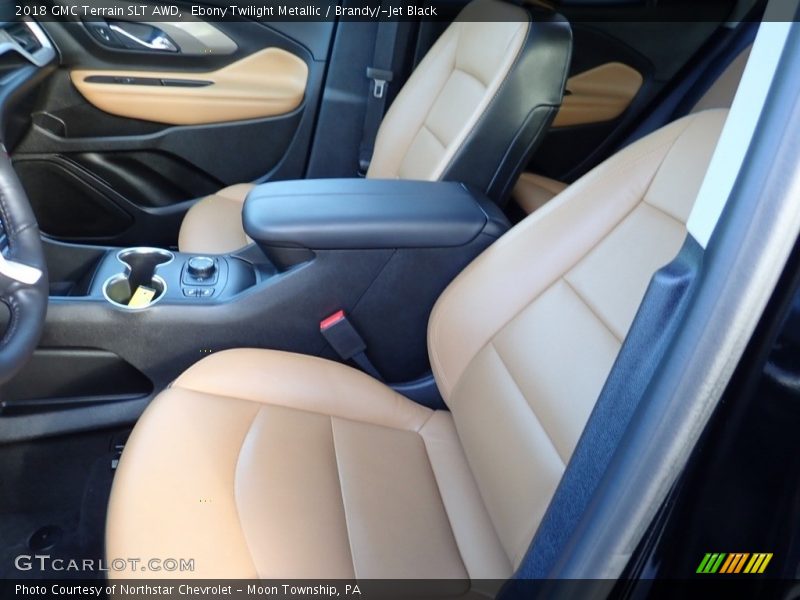 Ebony Twilight Metallic / Brandy/­Jet Black 2018 GMC Terrain SLT AWD