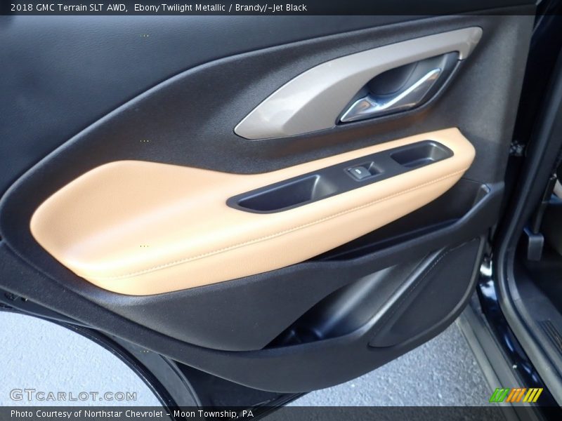Ebony Twilight Metallic / Brandy/­Jet Black 2018 GMC Terrain SLT AWD