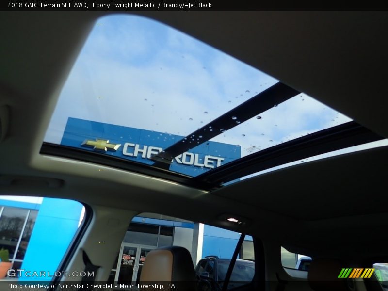 Ebony Twilight Metallic / Brandy/­Jet Black 2018 GMC Terrain SLT AWD
